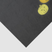 Halloween House, Schwarze Katzen, Fledermäuse, Kür Seidenpapier (Detail)