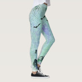 Halloween House | Spinnen + Fledermäuse Leggings (Rechts)