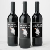 Halloween House Wine Label Weinetikett (Flaschen)
