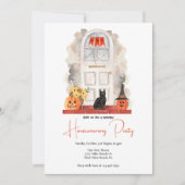 Halloween Housewarming Einladung (Vorderseite)