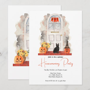 Halloween Housewarming Einladung