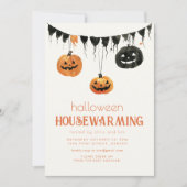 Halloween Housewarming Party Einladung (Vorderseite)