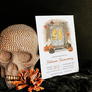 Halloween Housewarming-Party Einladung