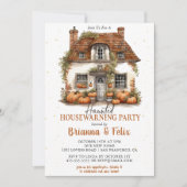 Halloween Housewarming-Party Einladung (Vorderseite)