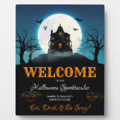 Halloween Housewarming-Party Fotoplatte (Vorderseite)