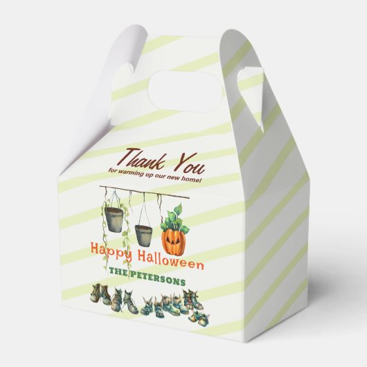 Halloween Housewarming Party Gremlin Shoes Pflanze Geschenkschachtel (Vorderseite)
