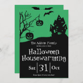 Halloween Housewarming Party und neue Adresse Ankündigung (Vorne/Hinten)