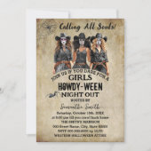 Halloween-Howdy-ween-Tag des Toten Party Einladung (Vorderseite)