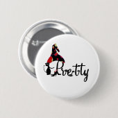 Halloween hübsch button (Vorne & Hinten)