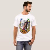 Halloween Hufeisen T-Shirt (Vorne ganz)