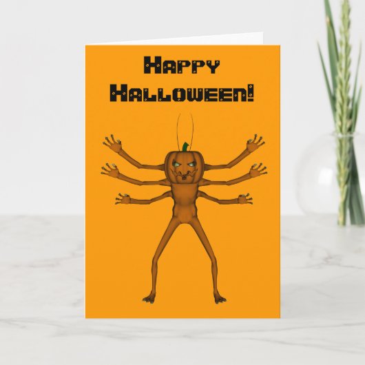 Halloween Hugs Karte (Vorderseite)