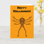 Halloween Hugs Karte (Gelbe Blume)