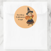 Halloween Hugs senden Runder Aufkleber (Tasche)