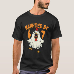 Halloween-Huhn Boo Geist Sechs Sieben Meme Verfluc T-Shirt