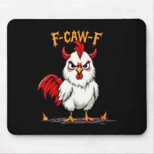 Halloween Huhn F-caw-f Fcawf Huhn Wortwitz Humor Mousepad