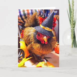 Halloween-Huhn Feiertagskarte