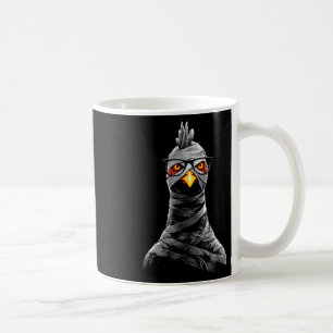 Halloween-Hühnchen-Mumie-Augen-Tieraugen-Motiv Hal Kaffeetasse