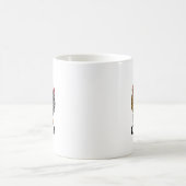 Halloween Hühnerkind oder Leckerei Spooky Jahresze Kaffeetasse (Mittel)