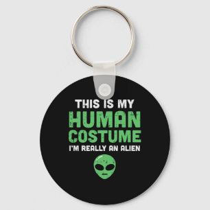 Halloween Human Costume Im Alien Funny Men Women K Schlüsselanhänger