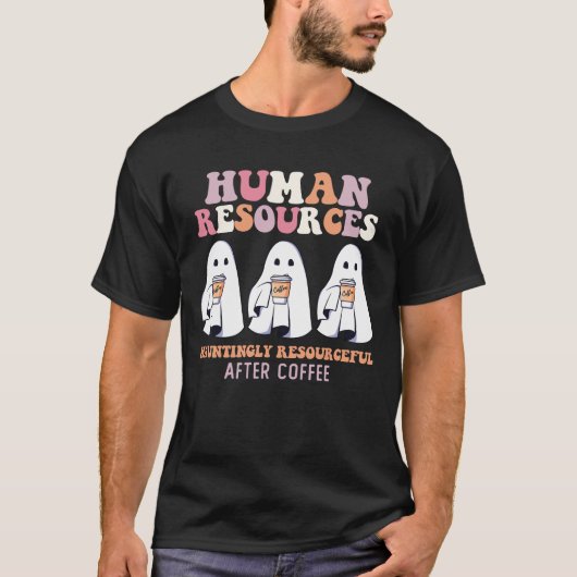Halloween Human Resources T-Shirt (Vorderseite)