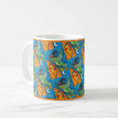 HALLOWEEN HUMMINGBIRD & KÜRBISLATERNE WHIMSY KAFFEETASSE (Vorderseite Links)