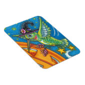 HALLOWEEN HUMMINGBIRD & KÜRBISLATERNE WHIMSY MAGN MAGNET (Rechte Seite)