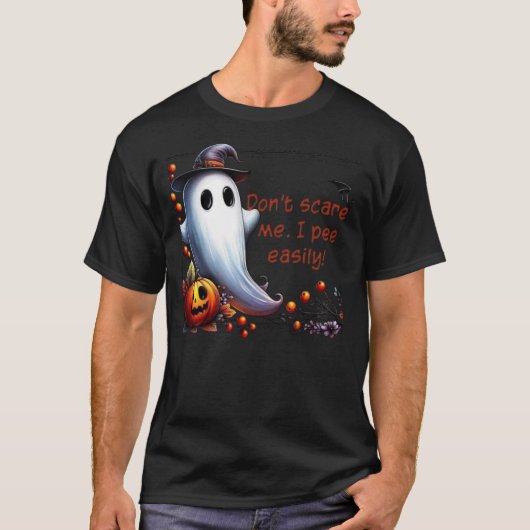 Halloween Humor Ghost T-Shirt (Vorderseite)