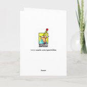 Halloween Humor Greeting Card "Spectickles" Karte (Rückseite)