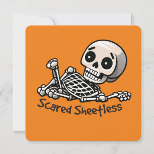 Halloween-Humor Zu Tode erschrocken Feiertagskarte