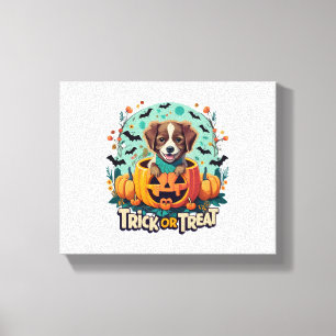 Halloween Hund 1 Leinwanddruck