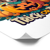 Halloween Hund 1 Poster (Ecke)