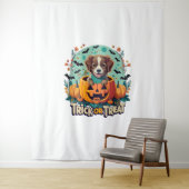 Halloween Hund 1 Wandteppich (Beispiel)