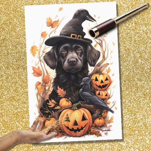 Halloween Hund 4 Decoupage Paper Seidenpapier