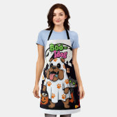 Halloween Hund "Boo Idog" Ghost Pet Liebhaber, Spo Schürze (Getragen)