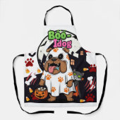 Halloween Hund "Boo Idog" Ghost Pet Liebhaber, Spo Schürze (Vorderseite)