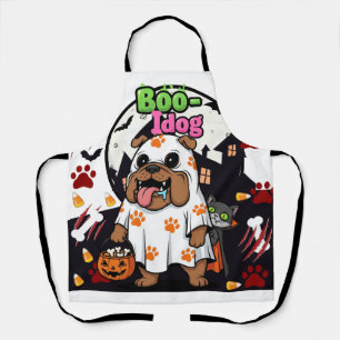 Halloween Hund "Boo Idog" Ghost Pet Liebhaber, Spo Schürze