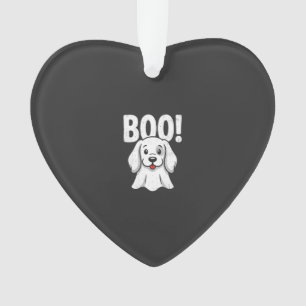 Halloween-Hund Boo Süßes Welpen-Geist-Design Ornament