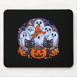 Halloween-Hund Geist Lustiger Halloween-Hund Männe Mousepad