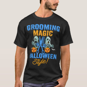 Halloween Hund Groomer Furologist Pupp T-Shirt