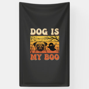 Halloween-Hund ist mein Boo-Pug-Geisterdesign Banner