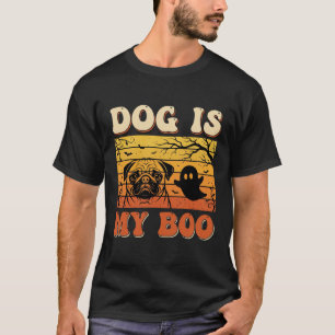 Halloween-Hund ist mein Boo-Pug-Geisterdesign T-Shirt