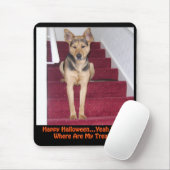 Halloween Hund Keine Leckereien Mousepad (Mit Mouse)