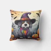 Halloween Hund Kissen (Rückseite)