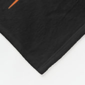 Halloween-Hund-Kürbis-Langarmshirt Fleecedecke (Ecke)