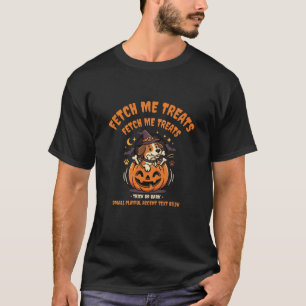 Halloween-Hund-Kürbis-Mischief T-Shirt