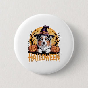 Halloween Hund Lover's Fun-Stimmung Kostüm für Par Button
