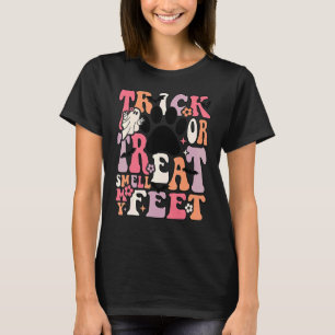 Halloween Hund Mama Hund Vater Trick oder behandel T-Shirt