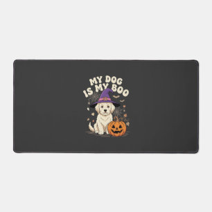 Halloween Hund Mein Hund ist mein Boo Schreibtischunterlage