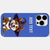 Halloween Hund mit einem Hexenhut Case-Mate iPhone Hülle (Rückseite (Horizontal))