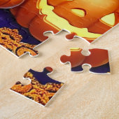 Halloween Hund mit Hexenhut Puzzle (Seite)